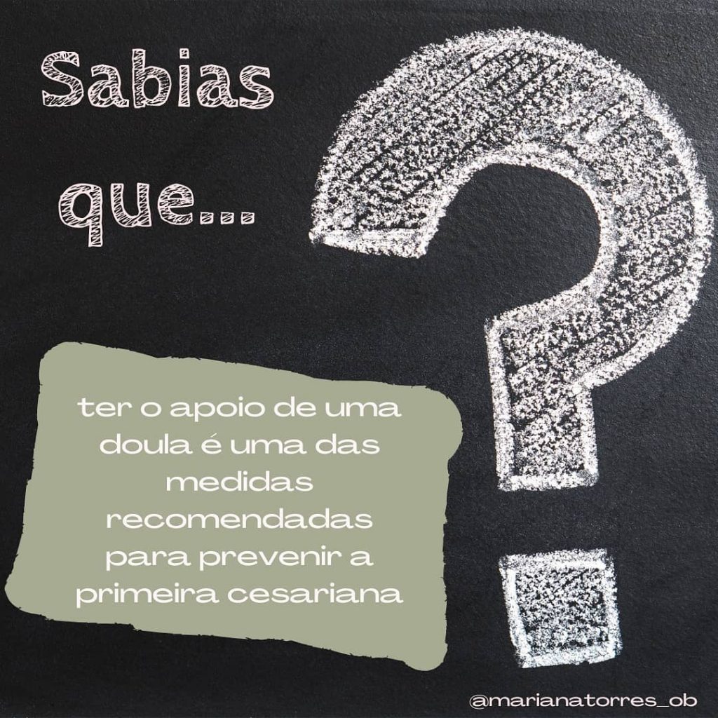 doula prevenção cesariana