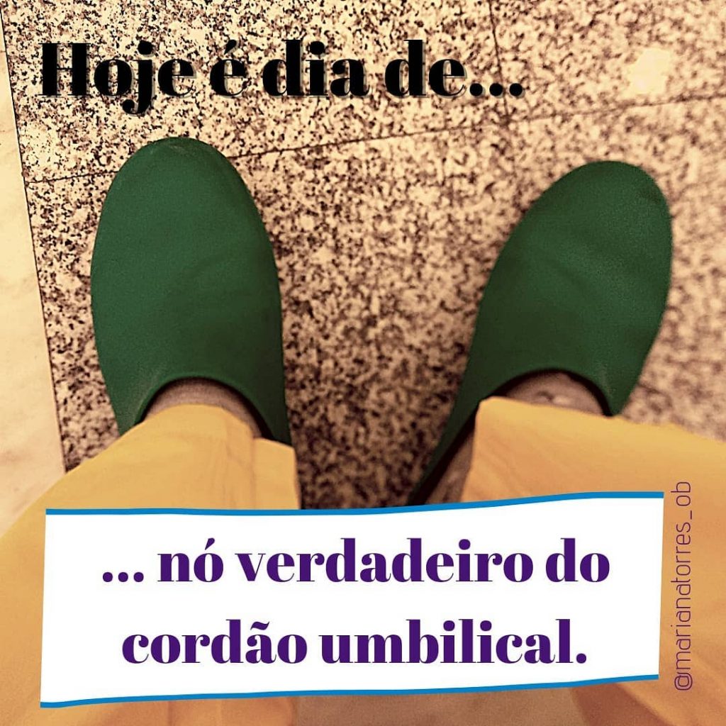 nó verdadeiro do cordão umbilical